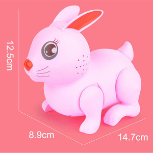 Jouets électriques de <span class=keywords><strong>lapin</strong></span> de marche sautant enfants robots animaux de simulation en plastique secouant les oreilles <span class=keywords><strong>lapin</strong></span> avec lumière et musique pour les enfants - Product Image 5