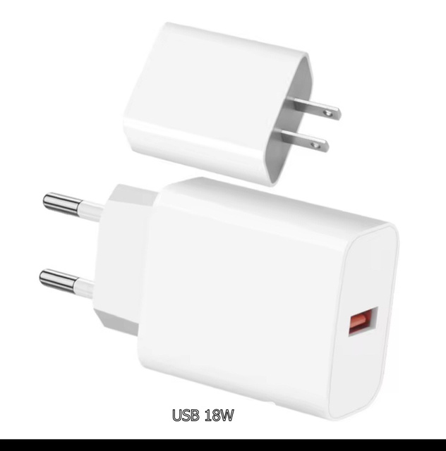 18W USB Charger QC3.0 with OVP & OTP Protections Slim Fast Wall Adapter for Android Mobile Phones Supports