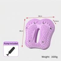 Tapis d'acupression portable en PVC pour massage des mains, outil de réflexologie écologique léger avec sac pour soulager le stress