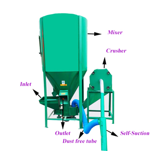New Combined Corn Grain Crusher Vertical Poultry <b>Feed</b> Mixer Grinder Mill <b>Machine</b> High Productivity - Product Image 6