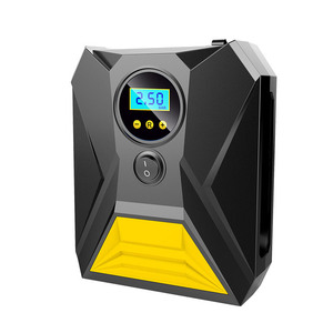 Inflador de neumáticos eléctrico portátil de 12V con pantalla LCD, bomba de aire portátil para neumáticos de coche - Product Image 1