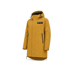 Parka Larga con Capucha de Lona de Camuflaje de Alta Calidad BLIMPEX, Chaqueta de Invierno Impermeable para Hombre, Cierre de Cremallera, Estilo Casual - Product Image 1