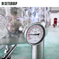 Cuve de Fermentation Kombucha en Acier Inoxydable 304 de 400L à Couche Unique avec Panier à Thé Amovible – Brasseur Artisanal de Kombucha 400L