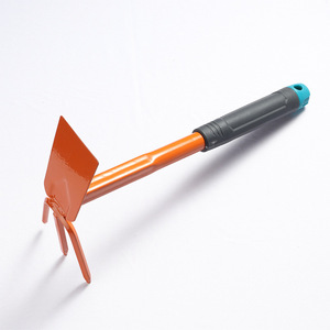 Mini Gardening Shovel Orange Plastic Head With Black Handle For Soil Digging And Plant Care - Product Image 4