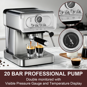 Cafetière de bureau italienne <span class=keywords><strong>Ese</strong></span> Pod Cappuccino Machine à café expresso 20 bars auto-chauffante avec fabricant de mousse de lait - Product Image 3