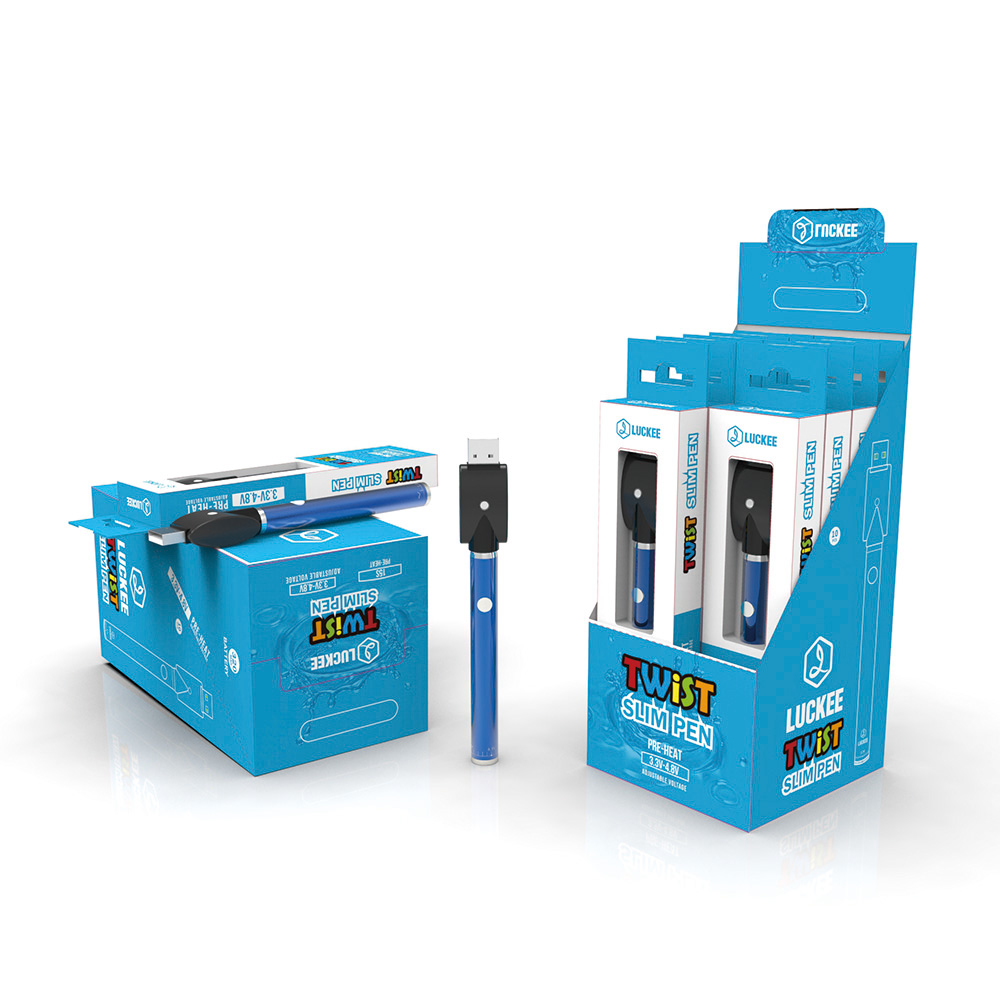 CBD Твист батарея CBD вейп ручка аккумуляторная батарея картридж с регулируемым напряжением Предварительный нагрев 510 батарея для вейпа