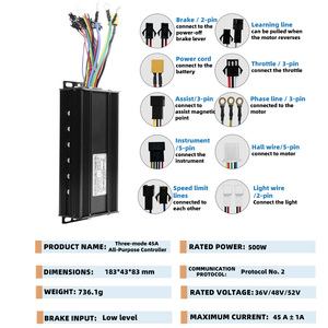 <span class=keywords><strong>Kit</strong></span> de Conversión de Batería de Litio para <span class=keywords><strong>Bicicleta</strong></span> Eléctrica |   Motor de buje sin escobillas de 48V y 2000W |   Rueda de 700c |   Acelerador giratorio |   LCD |   Freno de Disco - Product Image 2