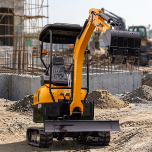 Mini-excavatrice sur chenilles de 2 tonnes avec compteur horaire, jauge de carburant et voyant d'avertissement pour flotte de location et travaux en chantier, couleur personnalisée OEM ODM - Product Image 1