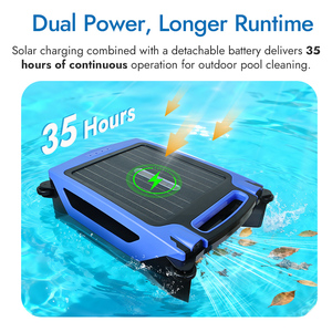 Robot Pulitore Automatico di Alta Qualità per Piscine, Alimentato a Energia Solare, per <span class=keywords><strong>Giardini</strong></span> e Piscine - Product Image 4