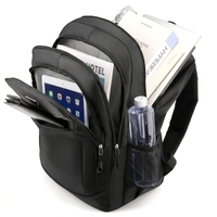 Sac à dos pour ordinateur portable Oxford imperméable avec logo personnalisé, grande capacité, pour affaires, voyages en plein air