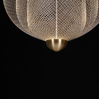 Lampe suspendue en métal en forme de corne rétro, taille moyenne, en fer, lampe LED décorative d'intérieur pour restaurant, lustre suspendu