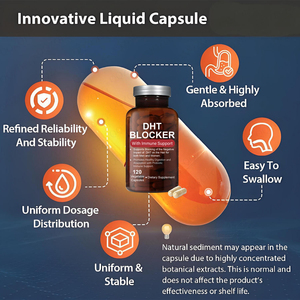 Bloqueador de DHT OEM Complex, 120 Cápsulas - Mejora la Inmunidad y la Memoria, Saw Palmetto, Biotina, Zinc, Uso en Adultos, No Apto para Mujeres Embarazadas - Product Image 3