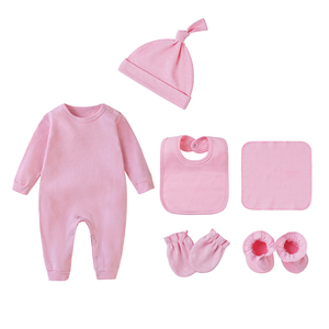 Autunno inverno tuta bambino in cotone maglia bambino <span class=keywords><strong>6</strong></span> pezzi set di <span class=keywords><strong>abbigliamento</strong></span> nuovi vestiti per bambini 0-3 <span class=keywords><strong>mesi</strong></span> per il ragazzo - Product Image 2
