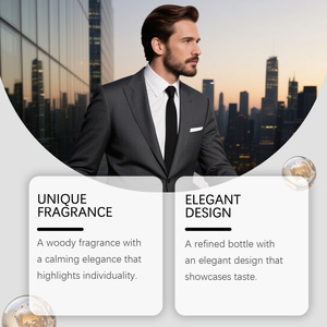 Perfume Masculino Elegante de Cedro, Aroma Fresco y Natural de Larga Duración, Fragancia Delicada en Capas, Colonia Portátil de 50 ml para Uso Diario - Product Image 3