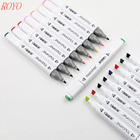 Offre Spéciale Touchfive T5- 36 couleurs Marqueurs Stylos Marqueur Permanent Marqueur à Base D'alcool Ensemble