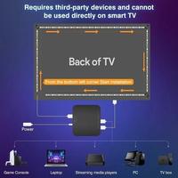 Boîtier de synchronisation intelligent RGB de haute qualité pour téléviseur, source de lumière LED WiFi, bande LED de rétroéclairage pour salle de jeux et télévision