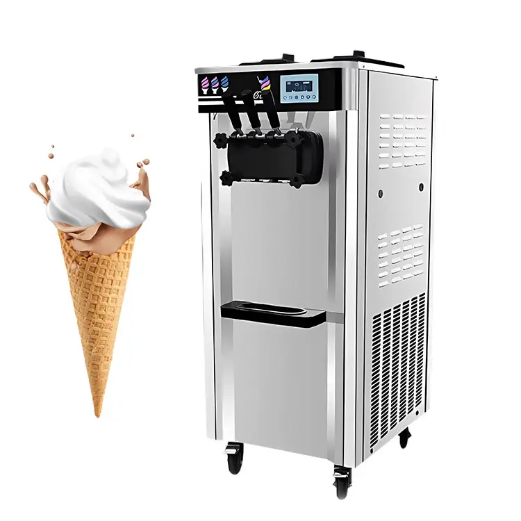 Máquina de helados automatizada profesional para tienda de aperitivos