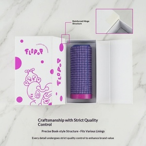 Cajas de Regalo Personalizadas para Cosméticos y Vasos, Estilo Libro con Tapa Abatible, Empaque de Papel - Product Image 4