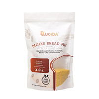 Sachets personnalisables à fermeture éclair, impression hélio, pochettes en PE blanc avec fenêtre pour stockage d'aliments pour animaux, emballage de qualité alimentaire