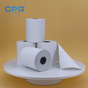 ผู้ผลิตขายส่งกระดาษแคชเชียร์คุณภาพสูง 57x30 มม. 57x38 มม. 55 แกรม ปราศจากฟีนอล กระดาษใบเสร็จความร้อน POS ขนาด 57 มม. แบบม้วน - Product Image 1