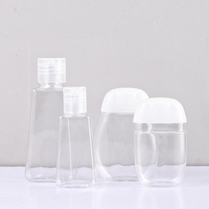 Bouteille trapézoïdale en plastique PET de 30ml à rabat pour savon liquide désinfectant pour les mains et toner de voyage essentiel - Product Image 4