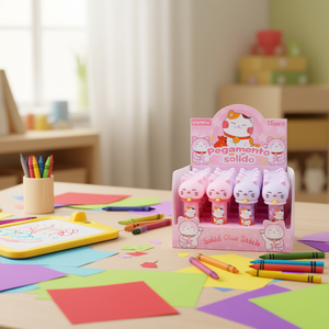Wagyu Solid Glue Stick 16Pcs Cat Design For Kids Craft - Product Image 2