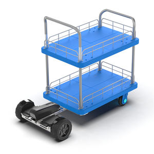 Carretilla de Equipaje Plegable Eléctrica, Resistente, Portátil, para Subir Escaleras, para Mudanzas, Compras, Plataforma de Transporte - Product Image 2