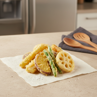 Vegetales Fritos Congelados CN, Tempura Crujiente de 30g, Vegetales Salados Listos para Comer, Refrigerados a -18°C, Vida Útil de 12 Meses