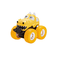 Voiture dinosaure tout-terrain à inertie grande taille, anti-chute, en plastique durable, jouet pour enfants, cadeau d'anniversaire