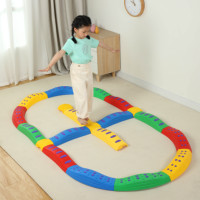 Jouet d'intégration sensorielle formation vestibulaire plastique coloré enfants équilibre panneau tactile faisceau maternelle jeux d'équilibre