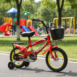 Vélo Porteur Enfant, <span class=keywords><strong>Draisienne</strong></span> Enfant et Vélo pour Fillette 12 <span class=keywords><strong>14</strong></span> 16 18 <span class=keywords><strong>Pouces</strong></span> avec Panier et Roues d'Apprentissage - Product Image 4