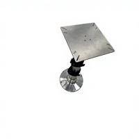 Accessoires marins : Meuble de ponton, piétement de table réglable pour bateau ponton avec bouton, piétement pour meubles de camping-car