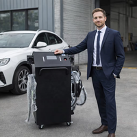 Nuevo Cargador Móvil para Vehículos Eléctricos KED DC de 40kw 60kw 80kw para Uso Comercial, Interfaz GBT CCS, Estación de Carga Rápida Portátil, Modelo KED-MDC