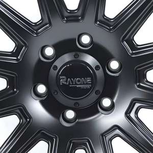 Jantes en alliage Sainbo DX056 16x7.5 17x7.5 17x8 6x139.7 Noir Mat Flow Formed pour SUV, Pick-up et tout-terrain - Product Image 6