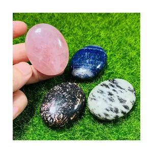 Nephalite Glass Palm Stone Natural Crystal Palm Stones Manufacturers and Suppliers Natural Healing Stones