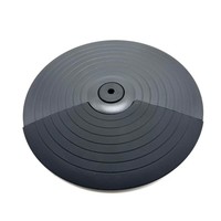 11-inch Double-zone Semi-enclosed Rubber Electronic Drum Cymbals Are Compatible with Various Brands.