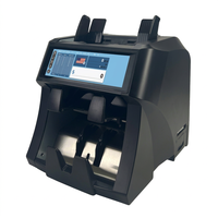 Contadora de Dinero de Grado Bancario XD-450Q de Última Generación, Pantalla Táctil Completa de 7.84 Pulgadas, Detector, Clasificador Manual de Billetes, 1000 Piezas/min