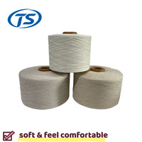 China Factory High Tenacity Recycled 100% Polyester Spun Knitting Yarn 16/1 21/1 32/1 Count for Weaving Custom Price
