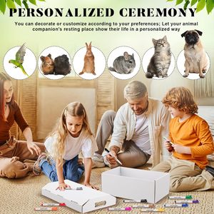 <span class=keywords><strong>Cercueil</strong></span> pour animaux de compagnie en <span class=keywords><strong>carton</strong></span> pliable écologique, boîte funéraire biodégradable pour animaux de compagnie pour les services funéraires - Product Image 4