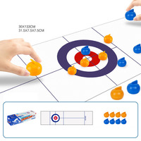 Kinderpuzzle und Freizeitspiele Tischcurling und Eishockey Spielzeug für Jungen und Mädchen Eltern-Kind-Duo-Spiel Interaktion