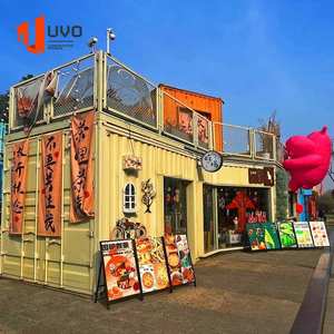 Maison conteneur en acier modulaire personnalisée de luxe Maison de voyage mobile préfabriquée pour l'extérieur République de Porto Rico pour café Boutique - Product Image 1