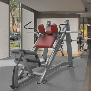 Leg Extension Machine Commercial Gym Equipment Hack <b>Slide</b> Steel Strength Trainer With Squat Plate Press LK-064 Leg Extension - Product Image 2