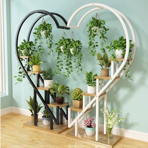 Support à fleurs en métal en forme <span class=keywords><strong>de</strong></span> cœur, design moderne, <span class=keywords><strong>pour</strong></span> balcon intérieur, <span class=keywords><strong>étagère</strong></span> à fleurs en métal, support <span class=keywords><strong>pour</strong></span> <span class=keywords><strong>plantes</strong></span>, vente en gros - Product Image 1