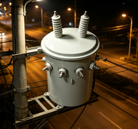 Transformateur monophasé 60Hz norme américaine, 100 kVA, 480 V 120 V, utilisation extérieure, transformateur de puissance à faible bruit