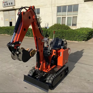 รถขุดขนาดเล็กสำหรับใช้ในบ้านน้ำหนัก800กก. พร้อมอุปกรณ์เสริมสำหรับแกว่งบูมมีหลังคา CE EPA - Product Image 5