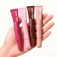 Brillant à Lèvres Végétalien Hydratant en Gros 12 Couleurs, Glaçage à Lèvres Scellant l'Hydratation, Repulpant Haute Brillance pour le Maquillage