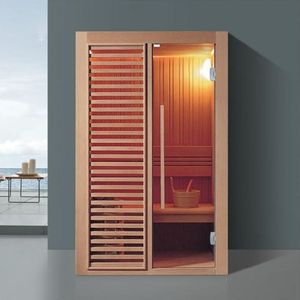 ห้องอบแห้งอินฟราเรดแบบไม้เนื้อแข็งทันสมัยสำหรับ 6 คน ยี่ห้อ HG Home สำหรับใช้ในอพาร์ทเมนต์และวิลล่า - Product Image 3