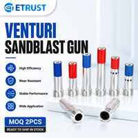 Buse de sablage Venturi en carbure de tungstène et céramique, accessoire de sablage abrasif longue durée