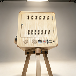 Photomaton modulaire en bois rétro tout-en-un, compatible avec DSLR DNP DS620 DNP <span class=keywords><strong>QW410</strong></span>, kiosque à selfies pour les mariages, les fêtes et les événements - Product Image 5