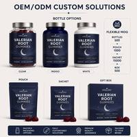 Gummies de Valériane à Marque Blanche OEM, Camomille et Mélisse, Soutien Naturel au Sommeil et Relaxation, 60 Unités